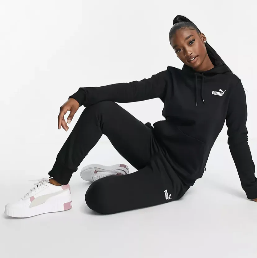 PUMA  |Street Style Long Sleeves Plain Logo Hoodies & Sweatshirts