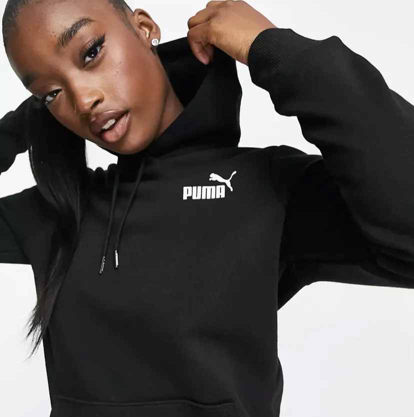 PUMA  |Street Style Long Sleeves Plain Logo Hoodies & Sweatshirts