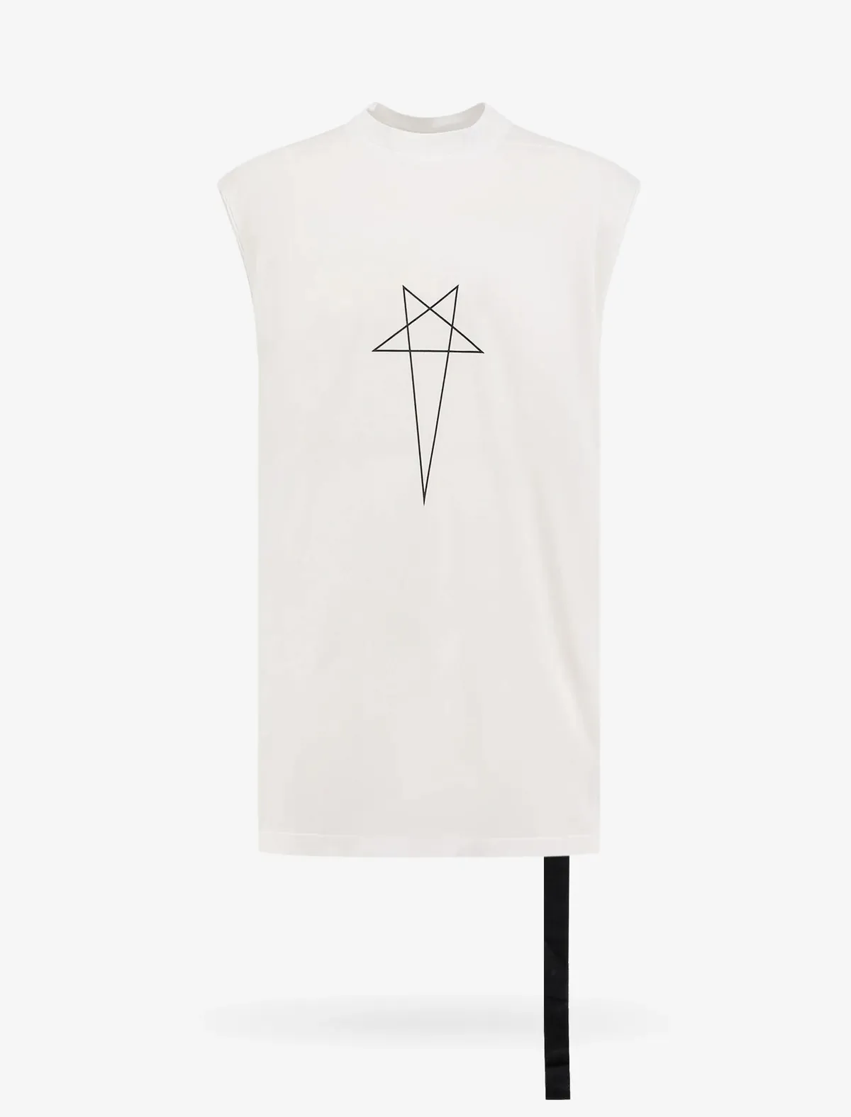 RICK OWENS  |Star Unisex Sleeveless Street Style Cotton Oversized Logo