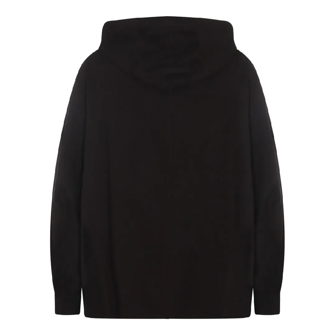 RICK OWENS  |Street Style Long Sleeves Plain Cotton Designers Hoodies