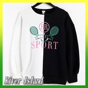 River Island  |Street Style Logo Hoodies & Sweatshirts