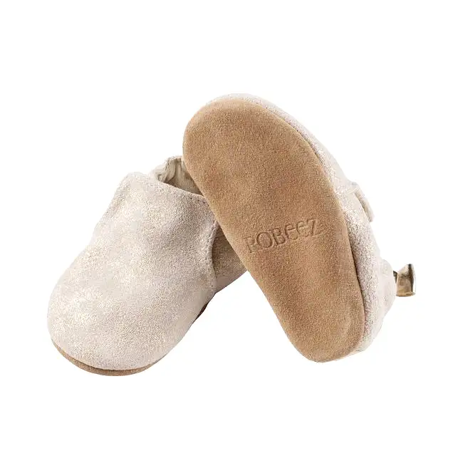 Robeez Soft Soles Pretty Pearl Gold