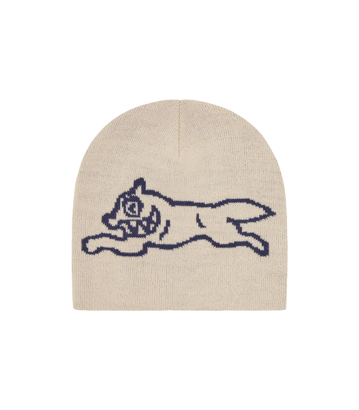 RUNNING DOG BEANIE - CREAM