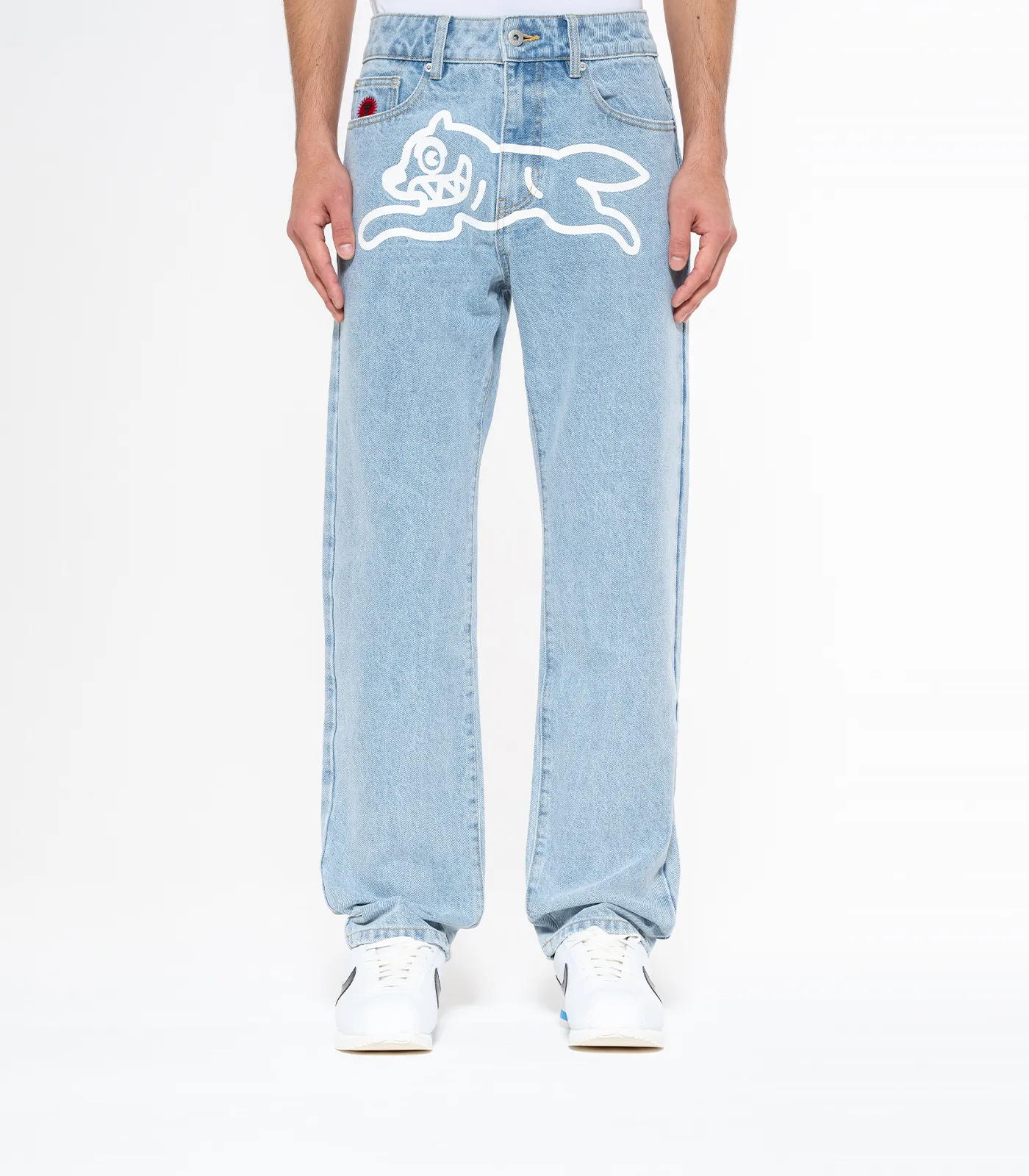 RUNNING DOG DENIM PANT - HEAVY WASH BLUE