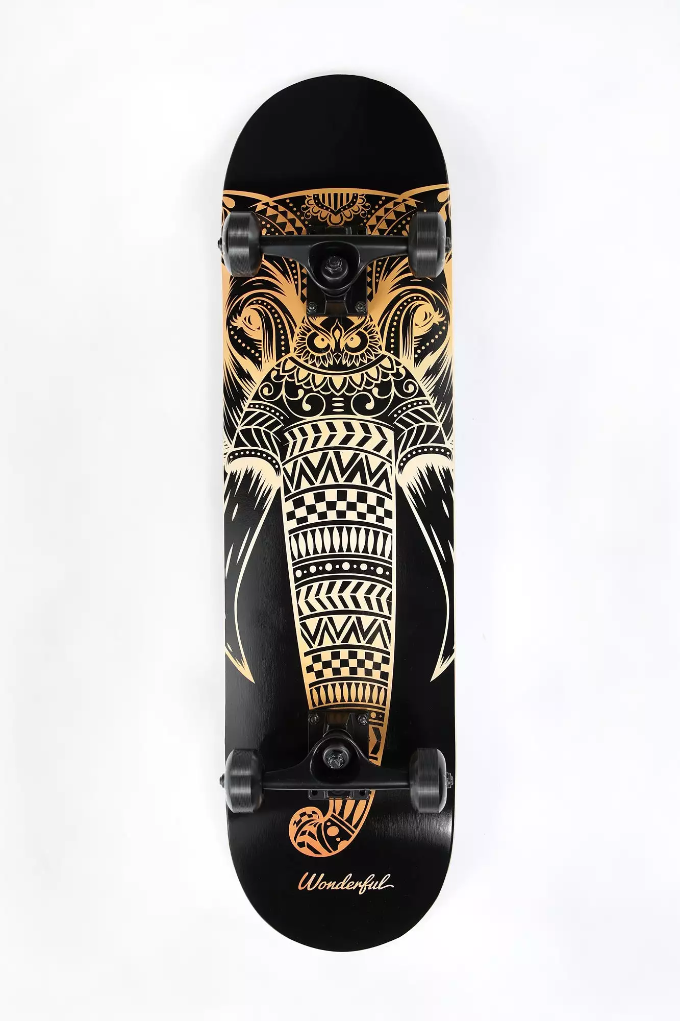 Skateboard Imprimé léphant Doré Wonderful 8