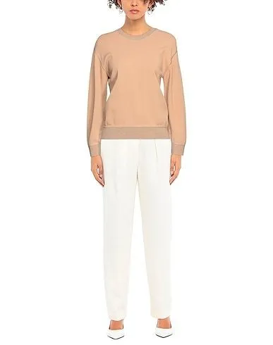 Stella McCartney  |U-Neck Long Sleeves Plain Oversized Hoodies & Sweatshirts