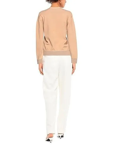 Stella McCartney  |U-Neck Long Sleeves Plain Oversized Hoodies & Sweatshirts