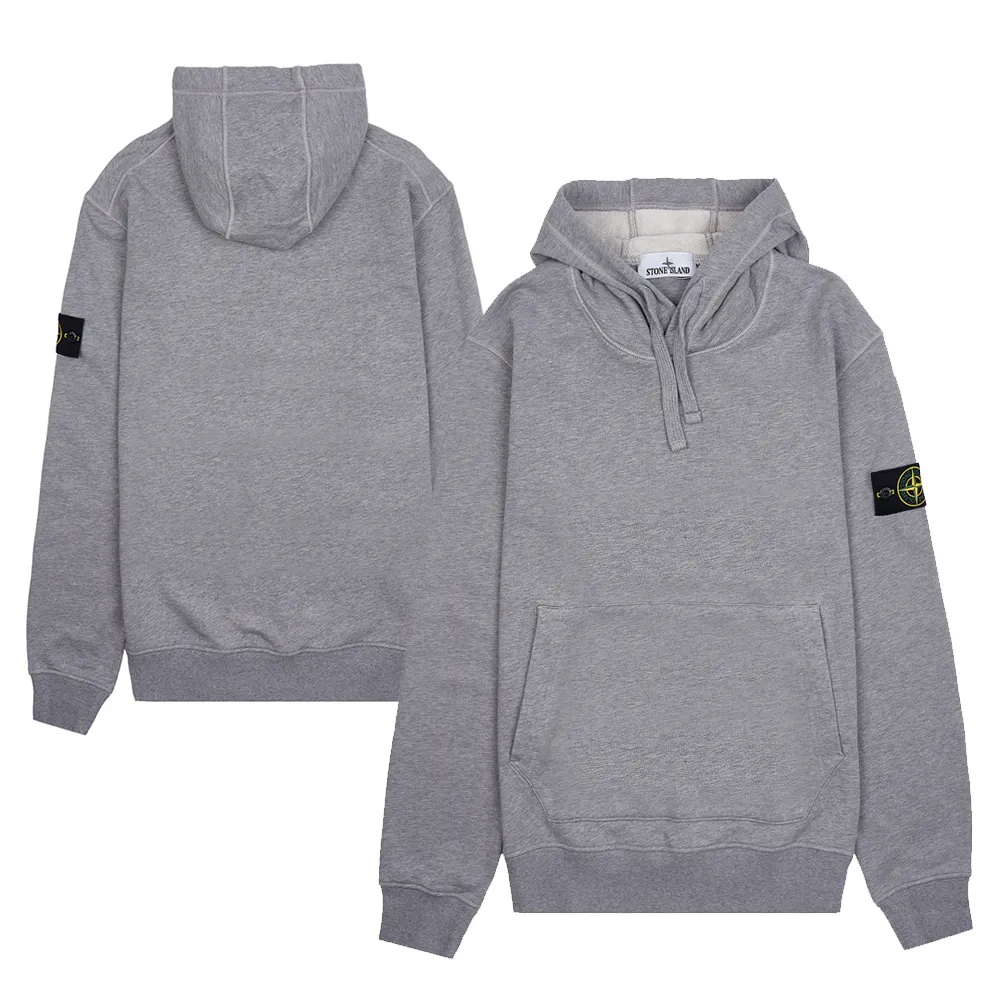 STONE ISLAND  |Unisex Street Style Long Sleeves Logo Hoodies