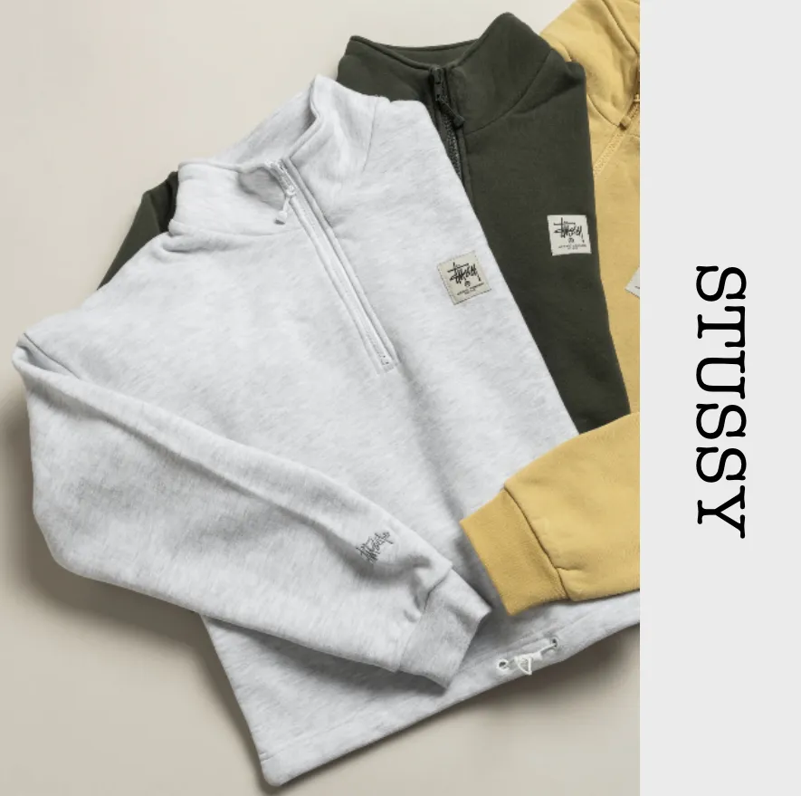 STUSSY  |Street Style Plain Cotton Logo Skater Style