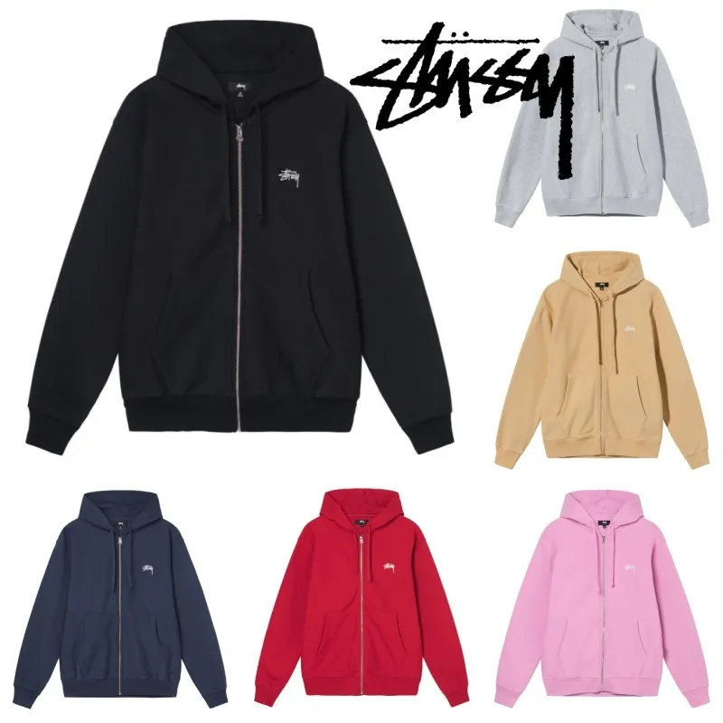 STUSSY  |Unisex Street Style Skater Style Hoodies