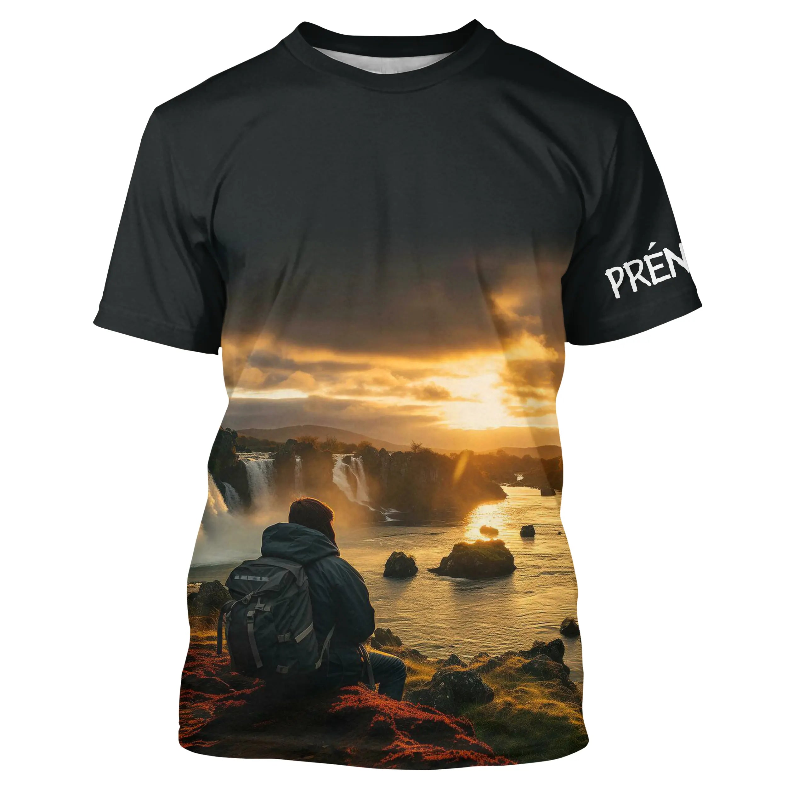 T-Shirt Contemplation Cascade - Aurore vasion Nature - CT21022439