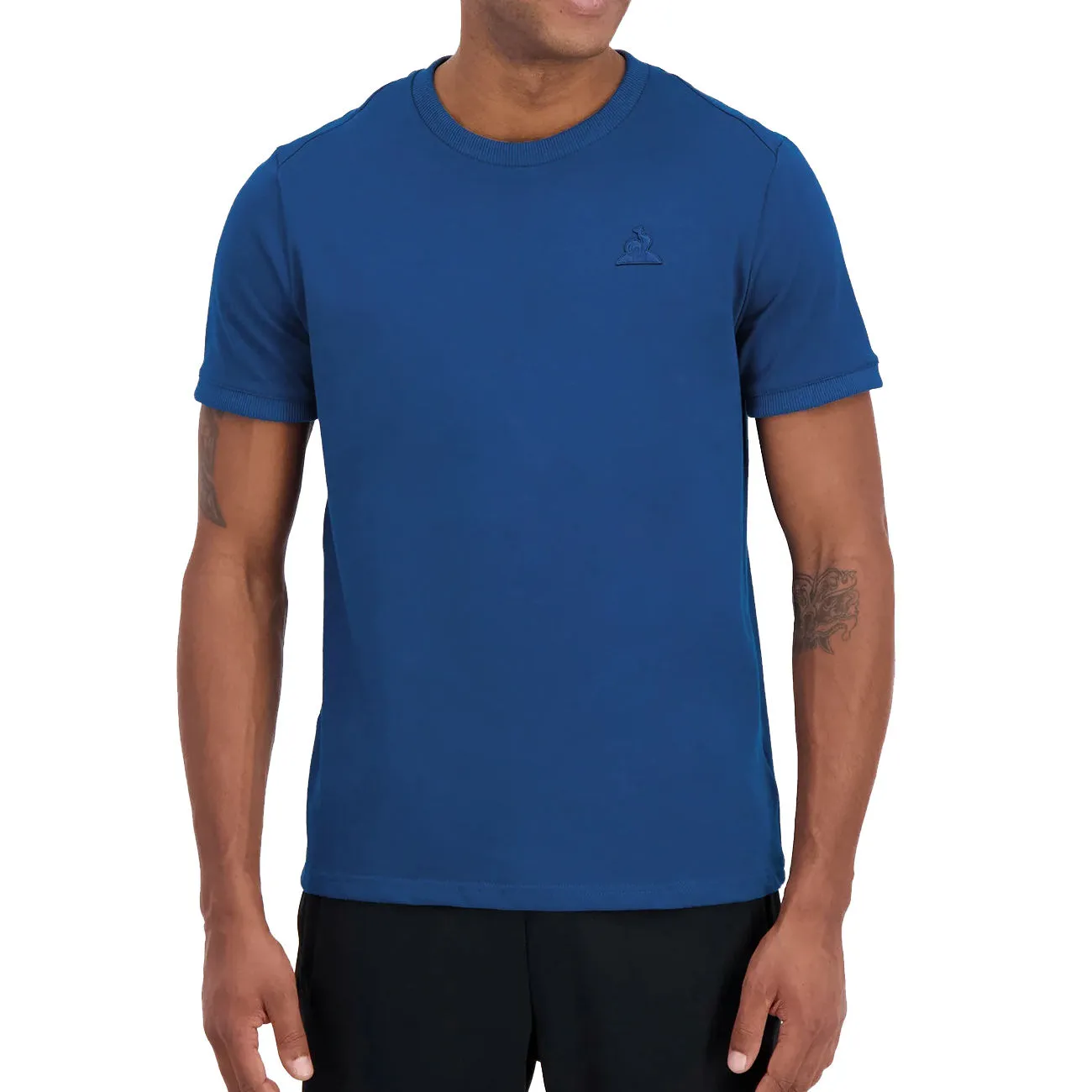 T-SHIRT ESSENTIEL Uomo Bleu