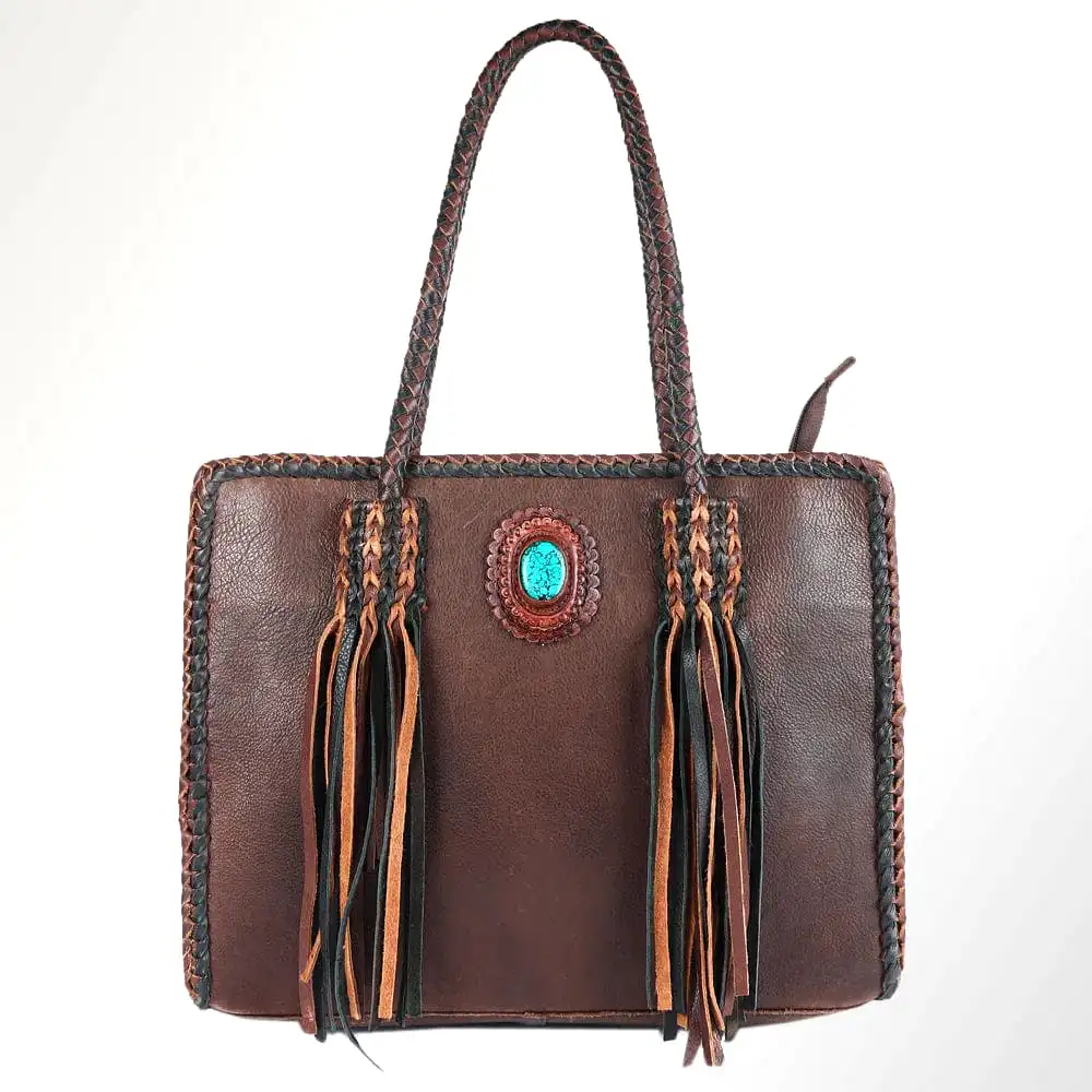 The Abigail Genuine Leather Tote Handbag