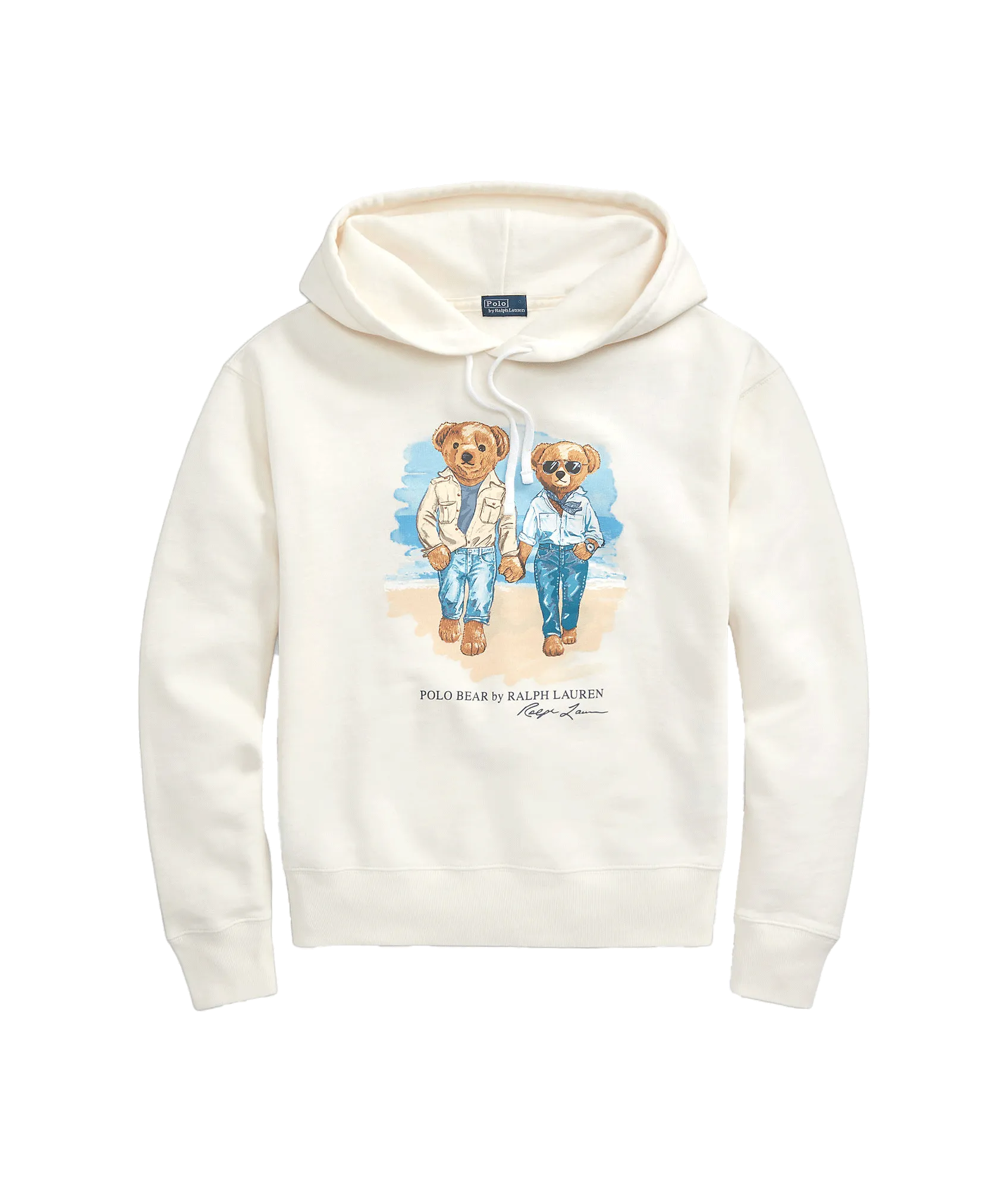 The Ralph & Ricky Bear Fleece Hoodie - Cream