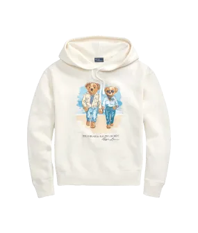 The Ralph & Ricky Bear Fleece Hoodie - Cream