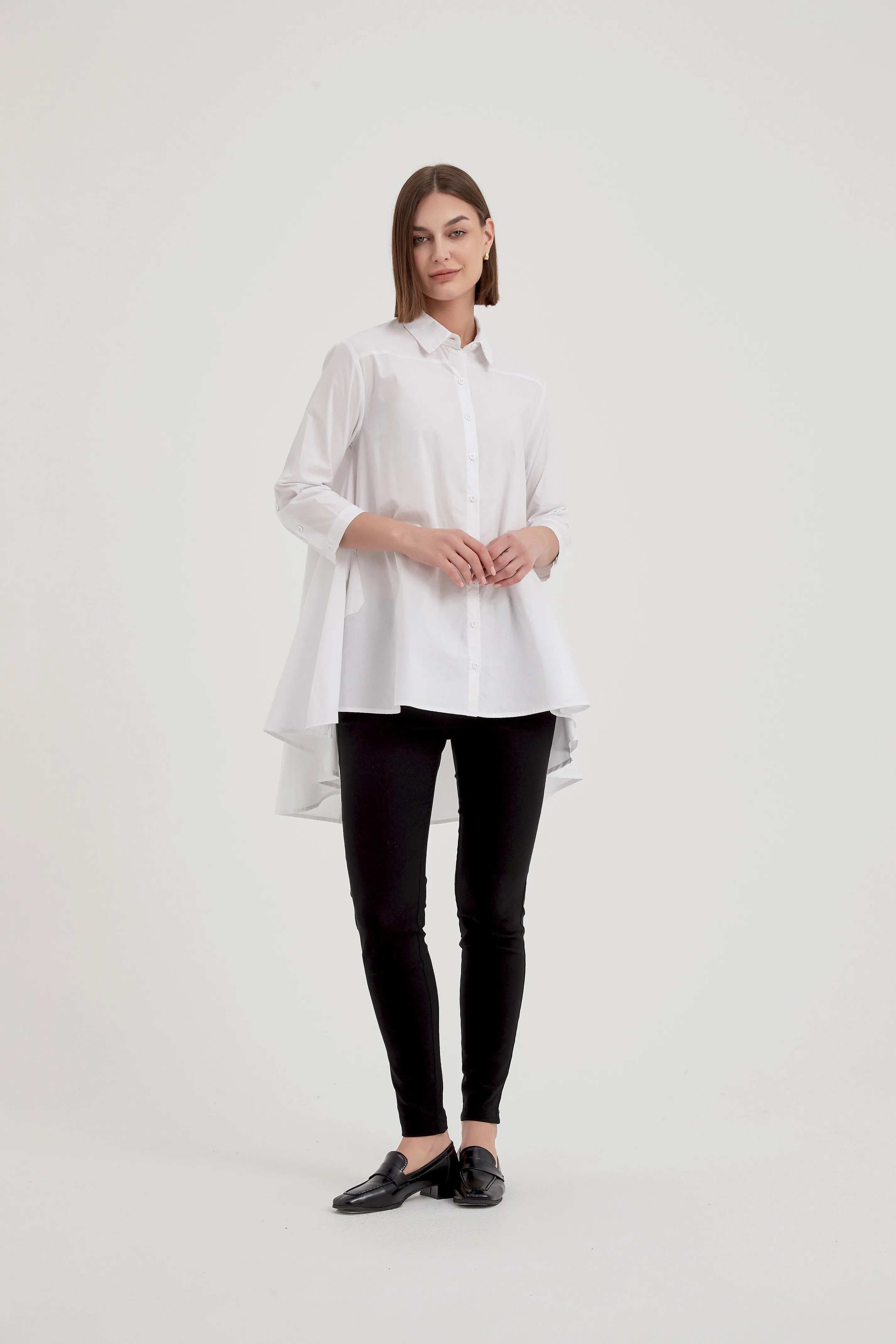 Tirelli - Swing Back Shirt - White