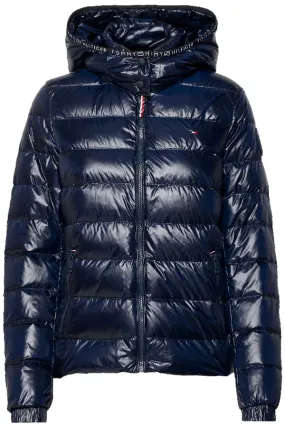 Tommy Hilfiger Women Jacket Two Tone Glossy Navy