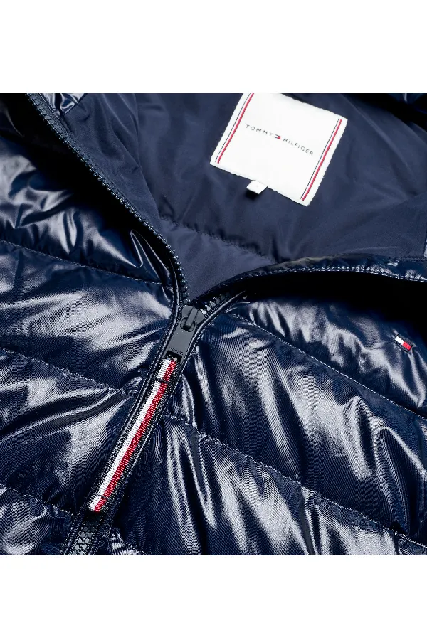 Tommy Hilfiger Women Jacket Two Tone Glossy Navy