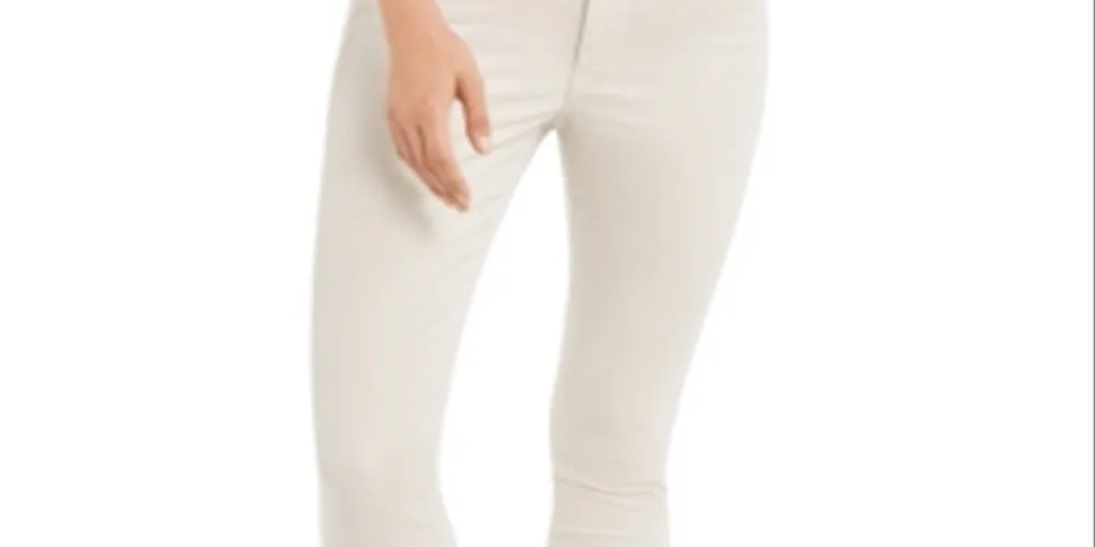 Tommy Hilfiger Women's Skinny Corduroy Pants White Size 6