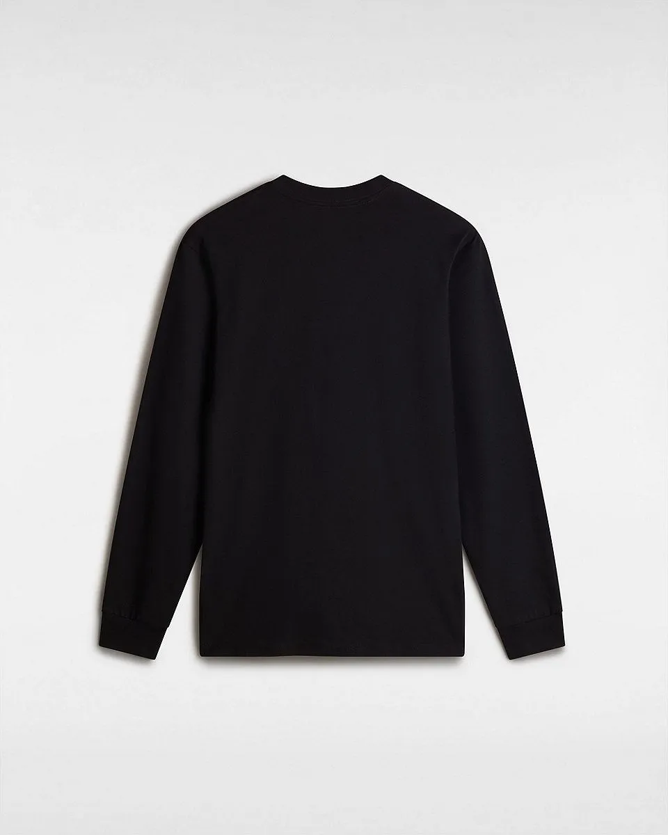 Vans Classic Crew Neck Long Sleeve T-Shirt Black/White