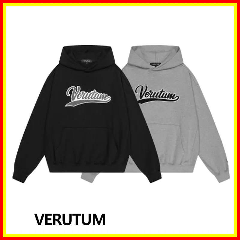 VERUTUM  |Street Style Plain Logo Hoodies & Sweatshirts