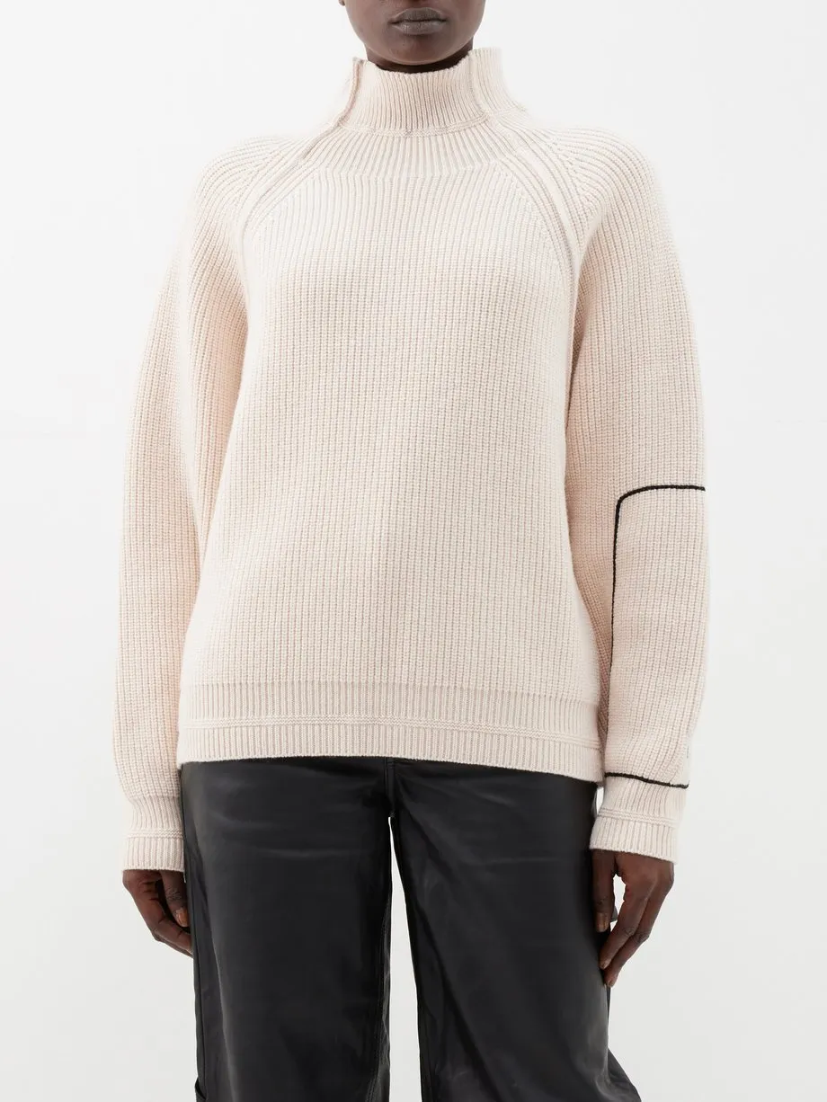 Victoria Beckham  |Casual Style Unisex Wool Street Style Long Sleeves Plain