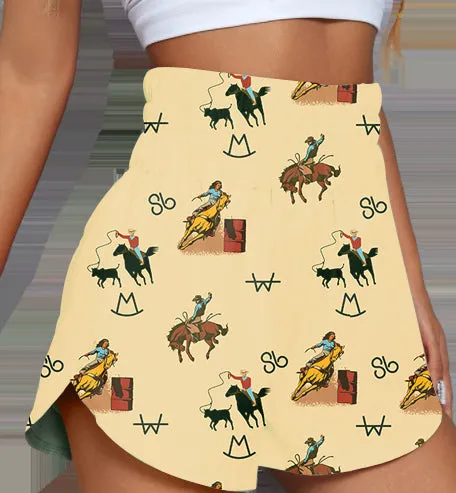 Vintage Cowboy Shorts