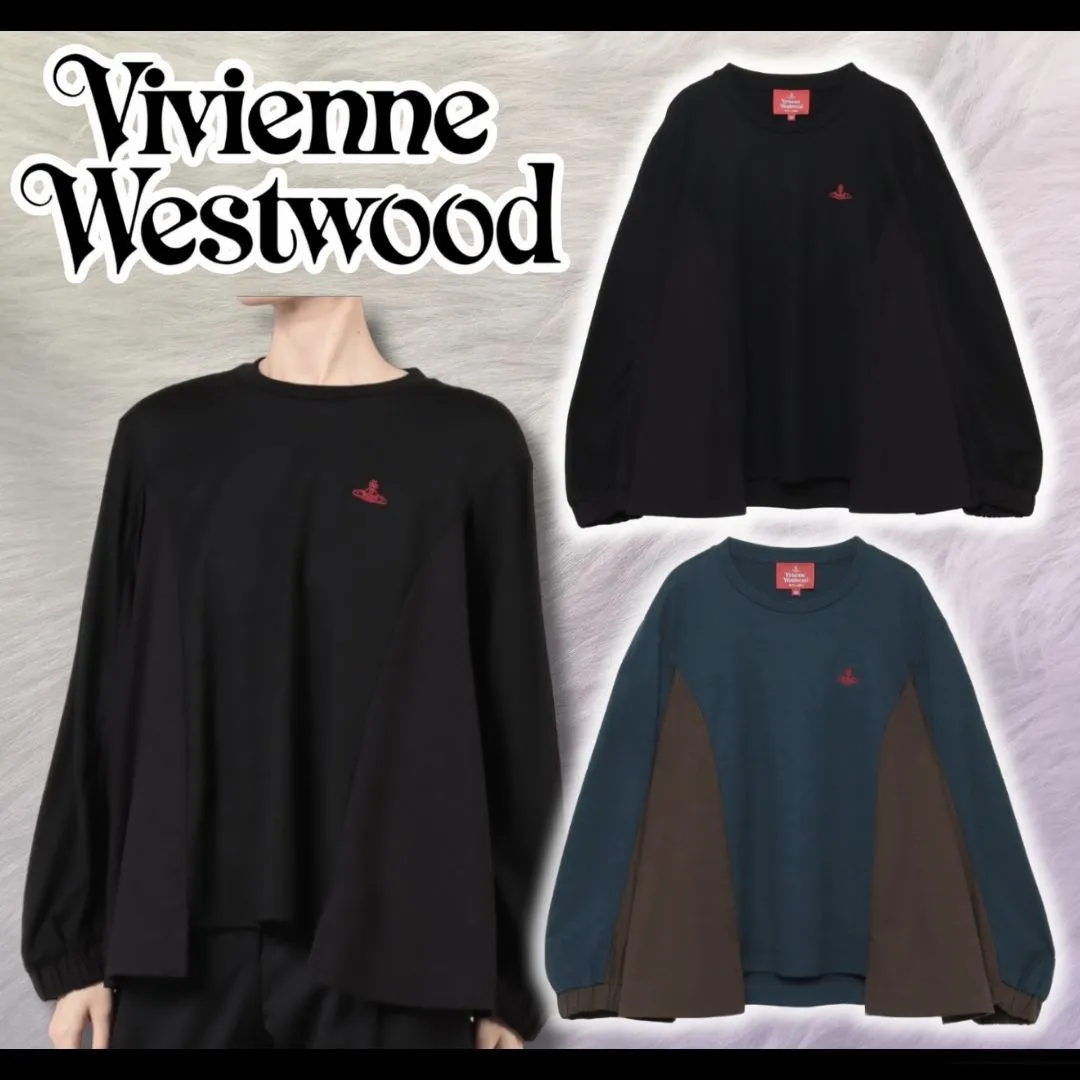 Vivienne Westwood  |Unisex Street Style Plain Logo Hoodies & Sweatshirts