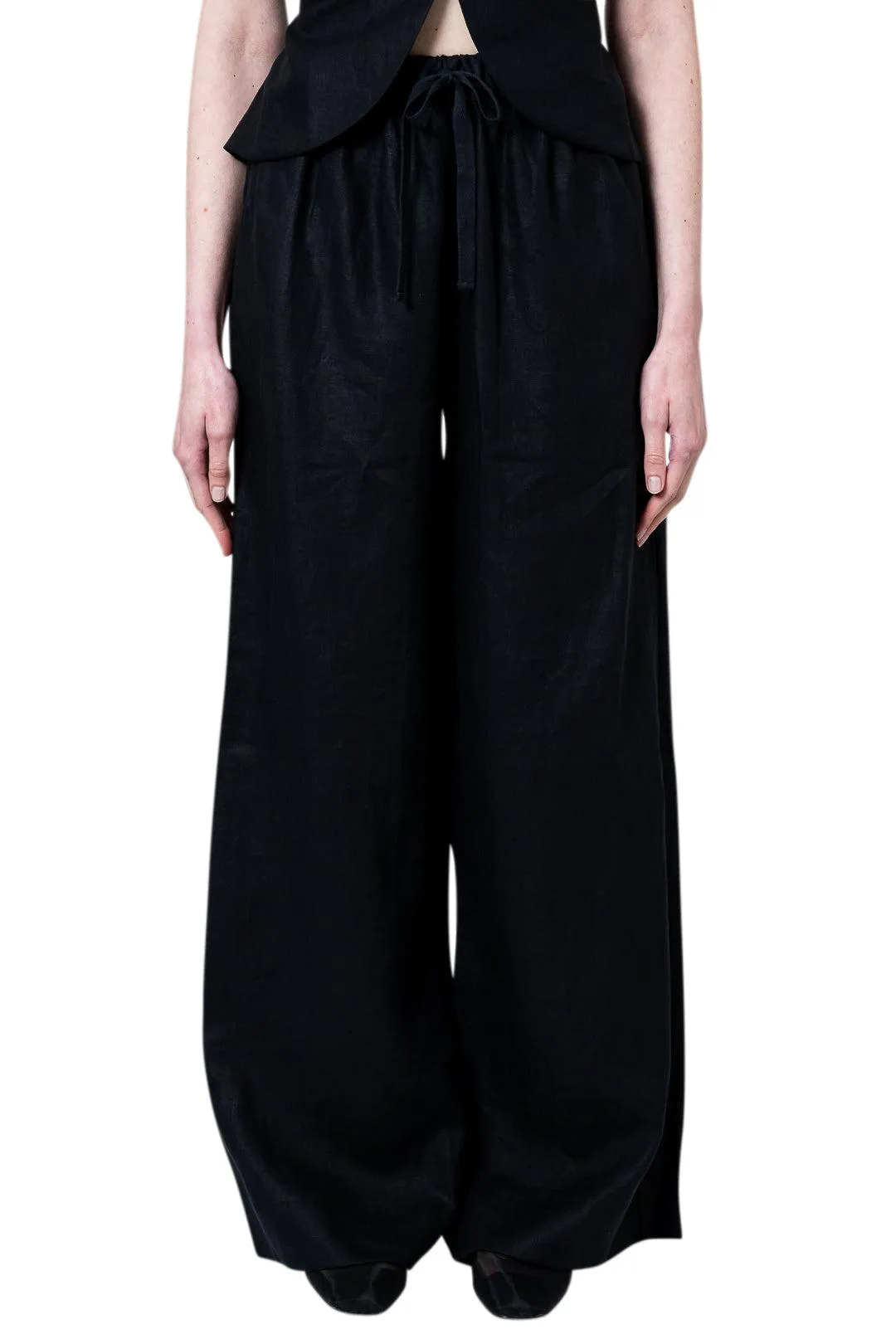 Wide Leg Linen Pants