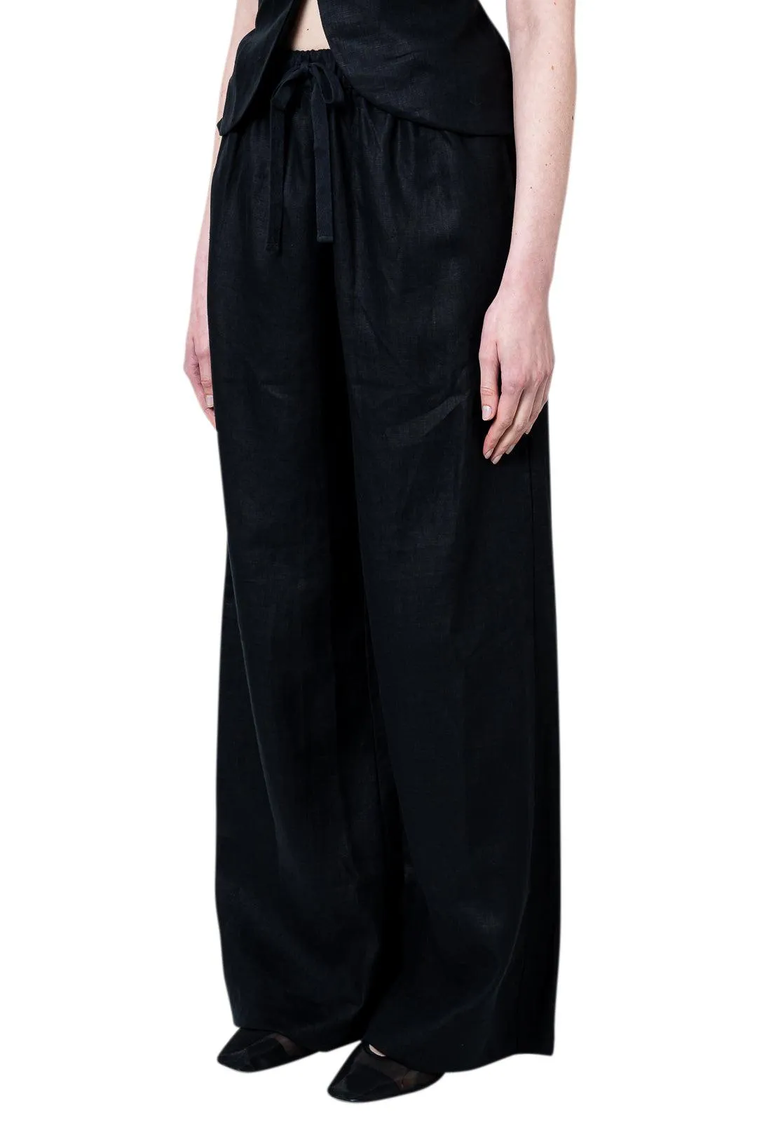 Wide Leg Linen Pants