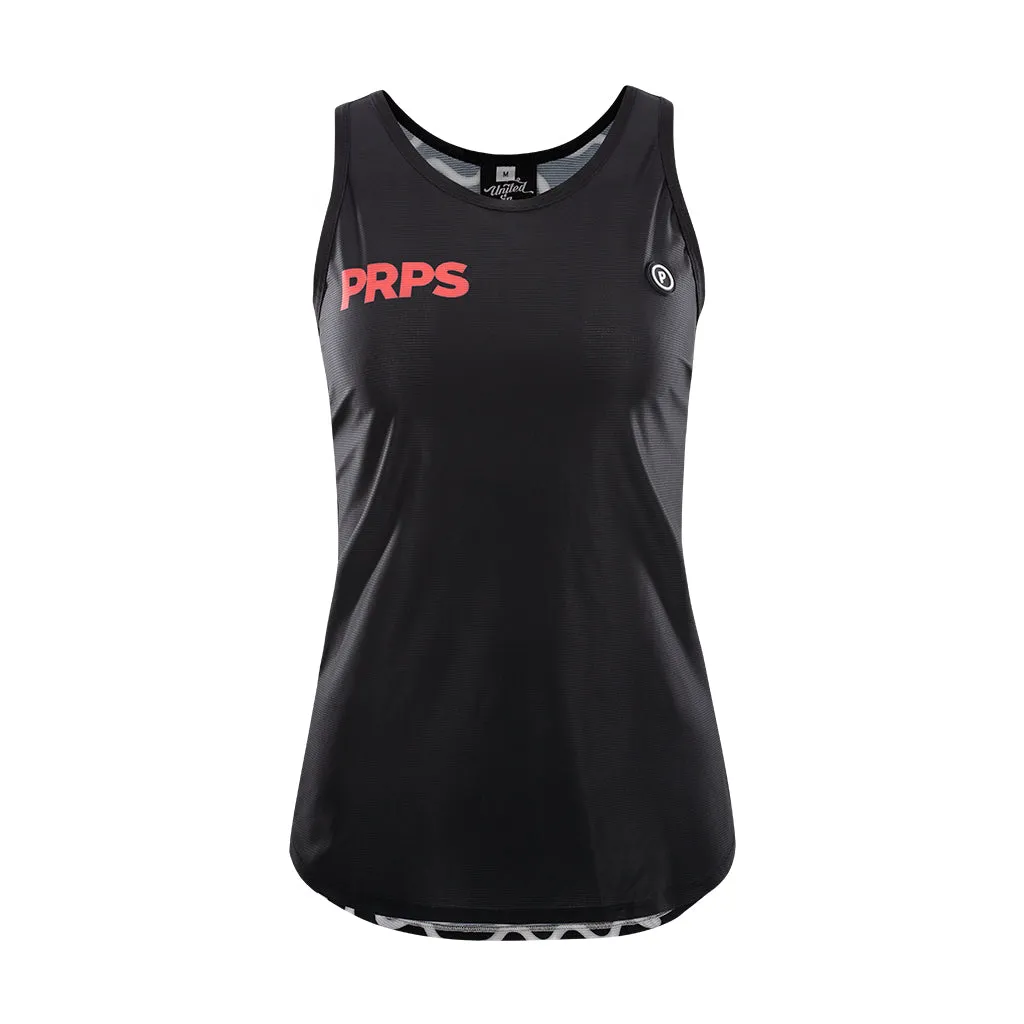 Women Running Singlet Hypermesh ELITE (Black)