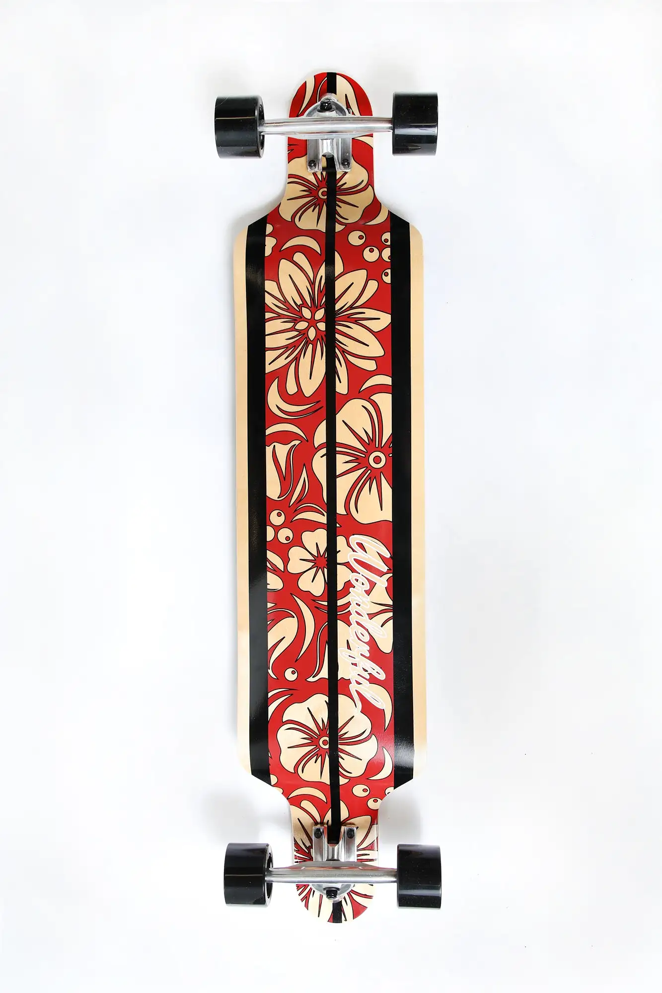 Wonderful Striped Floral Longboard 42