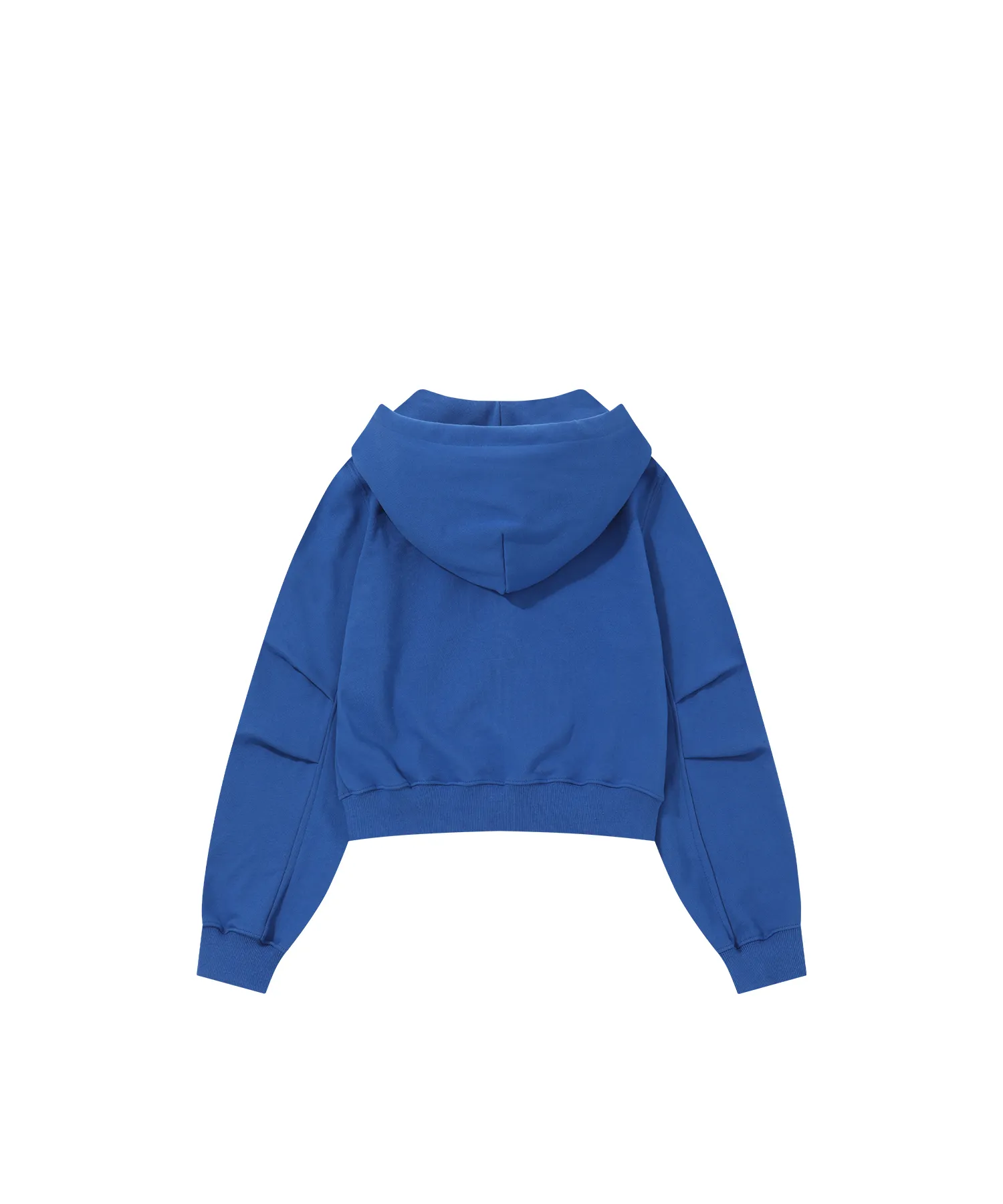 WOOALONG  |【WOOALONG】★Signature tuck sleeve crop hood zip-up