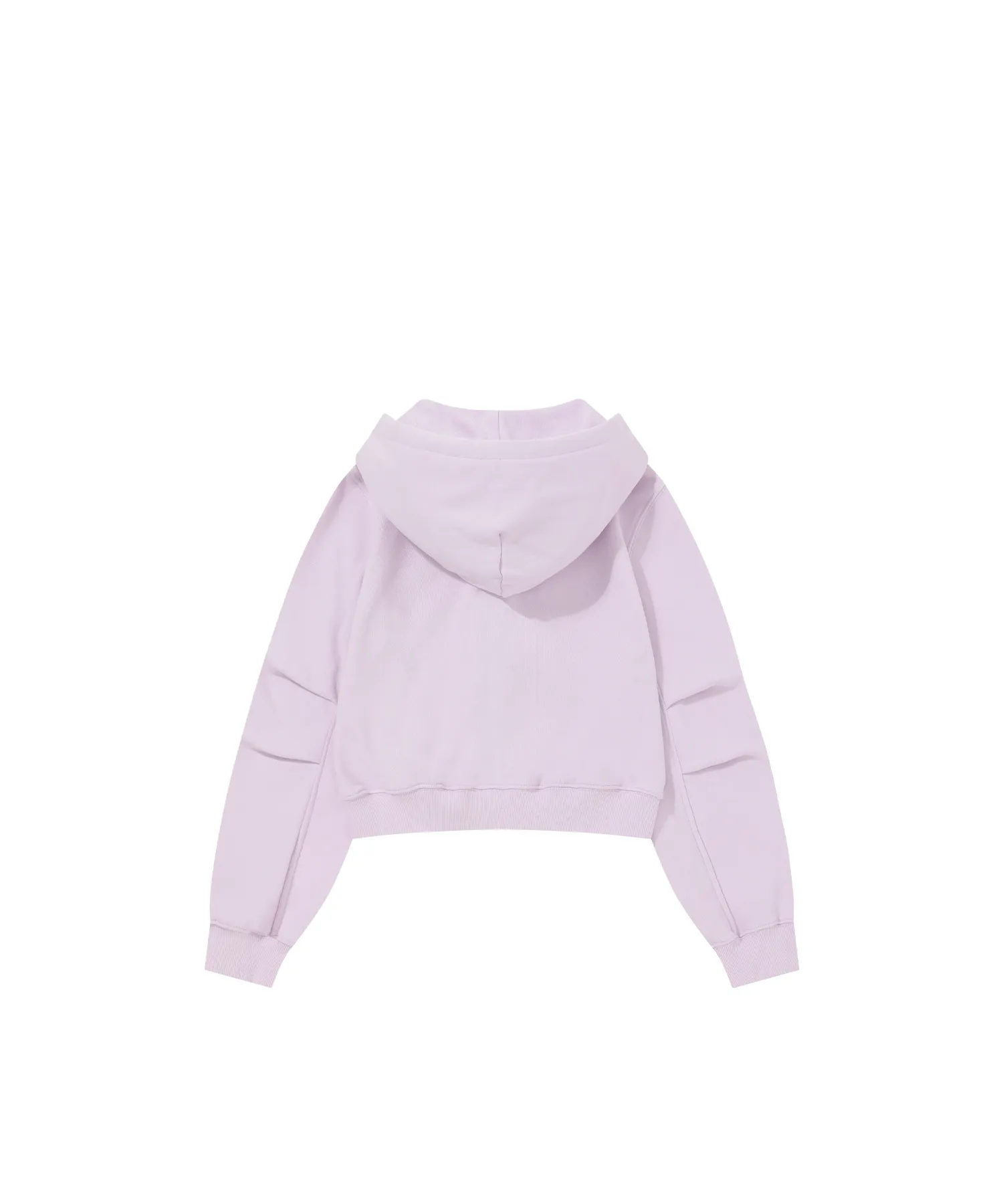 WOOALONG  |【WOOALONG】★Signature tuck sleeve crop hood zip-up