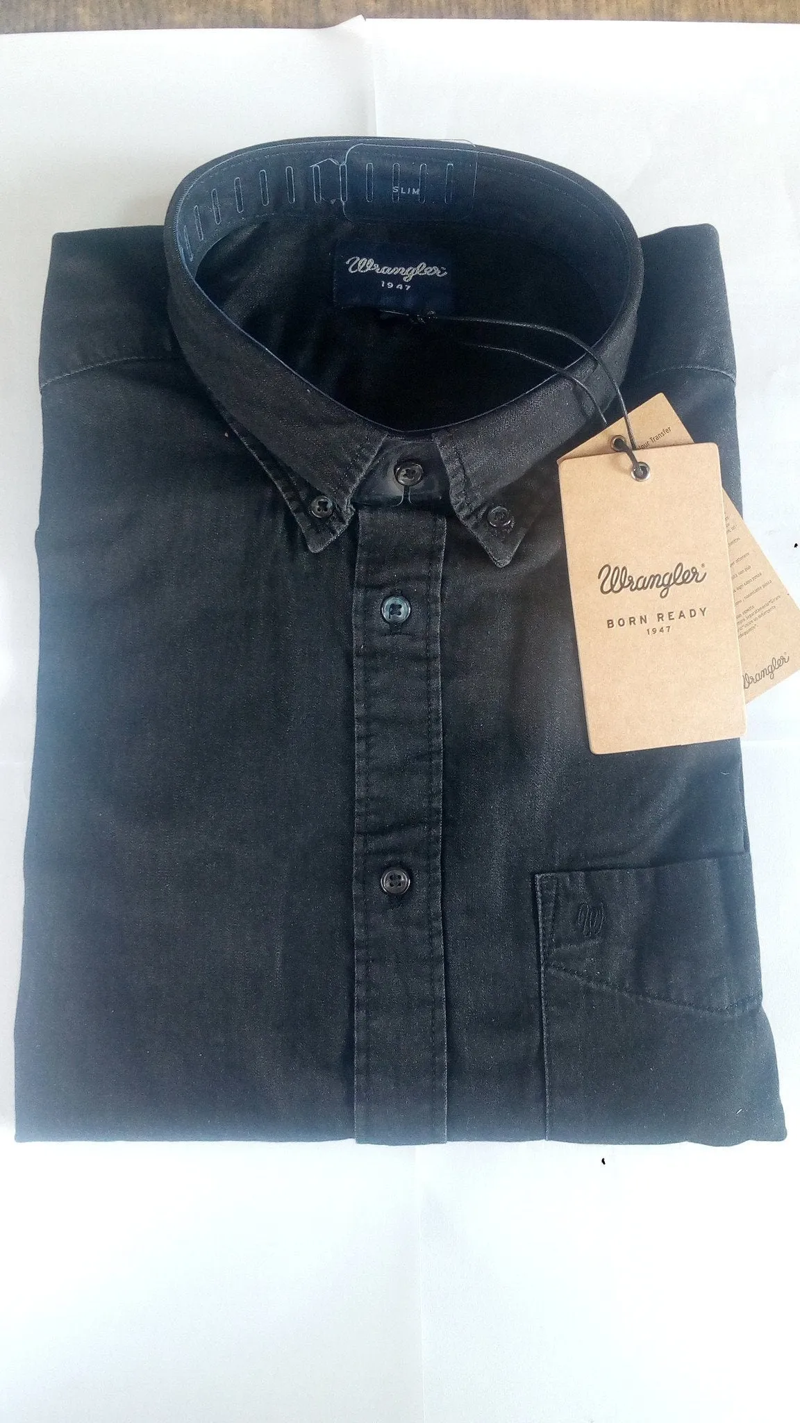 WRANGLER - WESTERN SHIRT - Black Indigo - Regular Fit