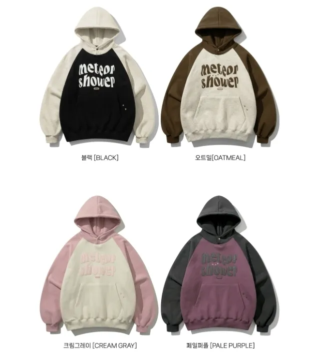 WV PROJECT  |Unisex Street Style Cotton Oversized Logo Hoodies