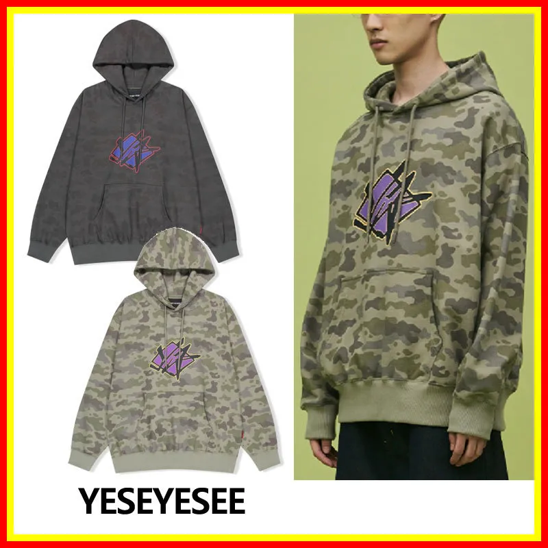 YESEYESEE  |Street Style Long Sleeves Logo Hoodies