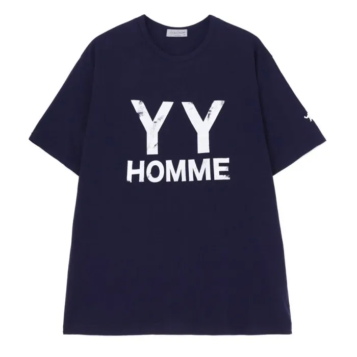 Yohji Yamamoto  |Unisex Street Style Oversized Logo Designers T-Shirts