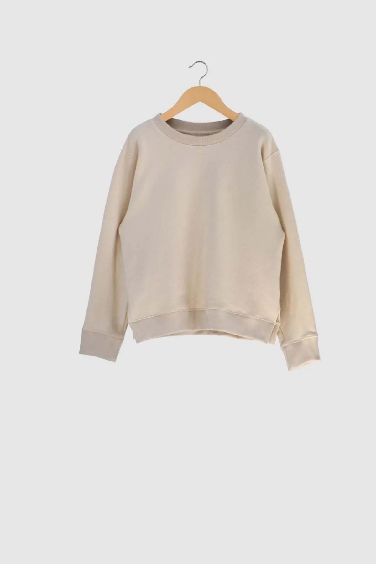 Zhi Oversized Cotton Sweater - Greige