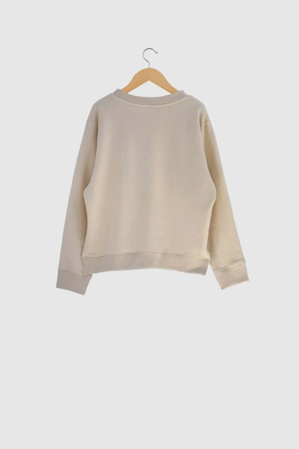 Zhi Oversized Cotton Sweater - Greige