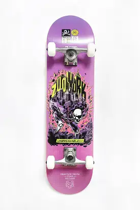 Zoo York Comic Book Style Skeleton Skateboard 8