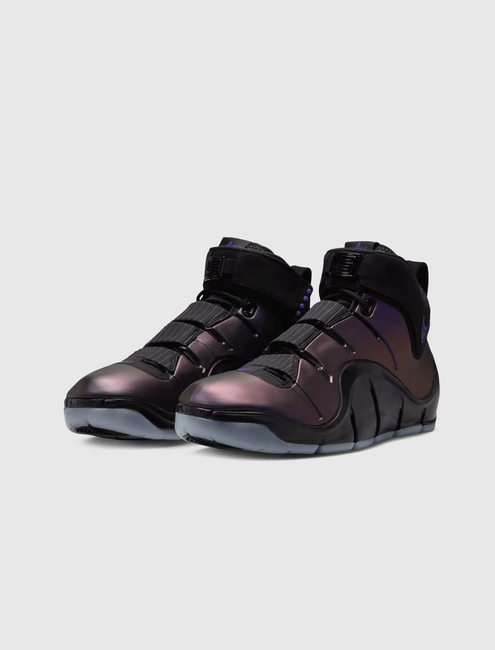 ZOOM LEBRON IV BLACK/VARSITY PURPLE-BLUE TINT